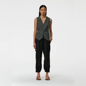 Tibi Tropical Wool Pull On Wilt Jogger - Regular